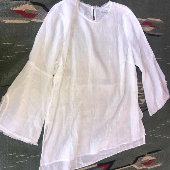 J Jill Tops J Jill Linen Tunic White Large Poshmark J Jill Tops J Jill Linen Tunic White Large Poshmark